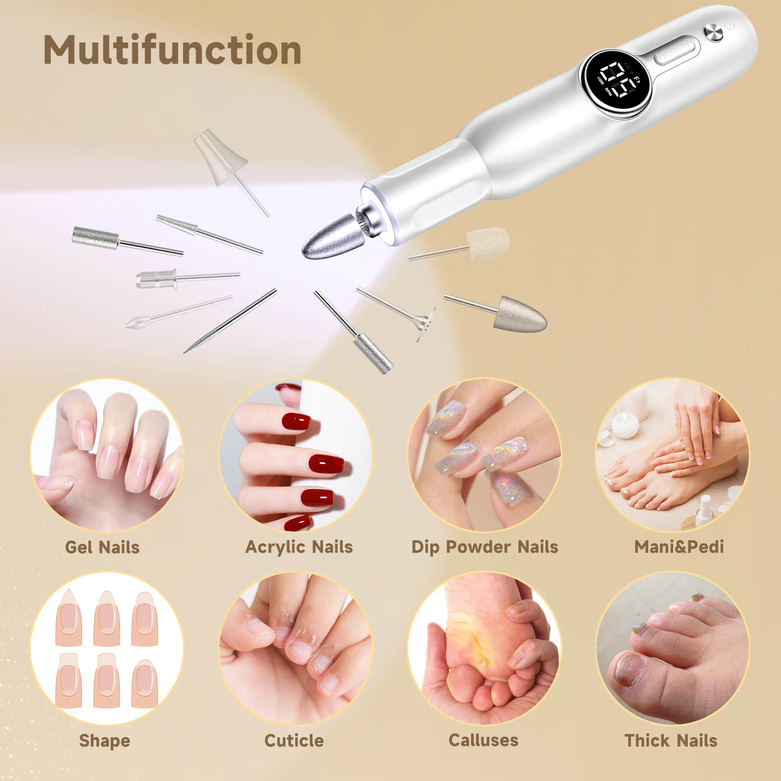 10-in-1 Manicure Pedicure Kit （M306）